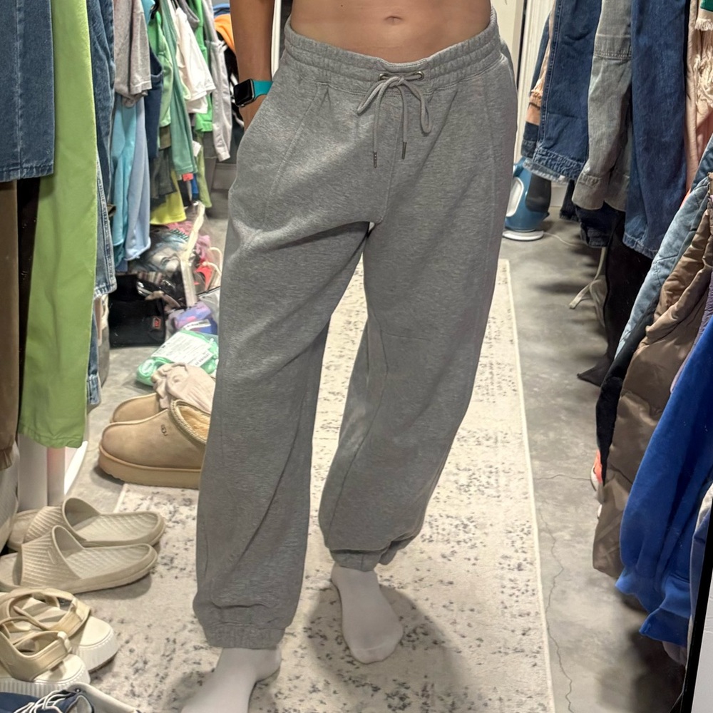 FP Movement by Free People Gray Fleece Jogger Sweatpants Women’s M Athleisure - Picture 6 of 8